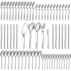 Mirdinner 65 Pcs Silverware Set with Serving Set for 12, Stainless Steel Flatware Cutlery Set Contains 5 Pcs Serving Set, for Home, Restaurant or Part