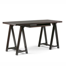 Sawhorse - Desk - Dark Chestnut Brown