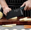 1pc Wolf Tooth Knife; Multifunctional Potato Chips Cutter; Wave Knife; Vegetable Potato Slicer; Fancy Potato Chips Cutting Artifact