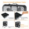 InfiniPower 20' Box Fan, 3-Speed Cooling Table Fan with Aerodynamic Shaped Fan Blades, Convenient Carry Handle and Safety Grills, For Home Office Colo