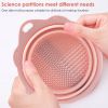 Silicone Makeup Brush Cleaner Foundation Makeup Puff Sponge Scrubber Board Pad Make Up Washing Brush Gel Cleaning Mat Hand Tool