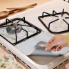 4-Piece Anti-Fouling Anti-Oil Cleaning Pad Gas Stove Protective Pad for Kitchen Household Supplies Gas Stove Protector Pad