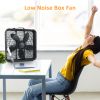 InfiniPower 20' Box Fan, 3-Speed Cooling Table Fan with Aerodynamic Shaped Fan Blades, Convenient Carry Handle and Safety Grills, For Home Office Colo