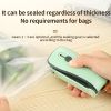 1pc Mini Bag Sealer, 2 In 1 Heat Sealer & Cutter, Battery Powered, Portable Handheld Bag Resealer, Vacuum Sealer, Saver Machine, Kitchen Gadget For Ch