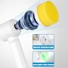 Electric Cleaning Brush Rechargeable Cleaner Handheld Bathtub 3 Brush Head Toilet Wash Brush Kitchen Bathroom Sink Cleaner Tool