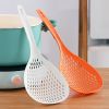 1pc Slotted Spoon; Household Colander With Long Handle; For Dumpling And Noodles; High Temperature Resistant Large Draining Spoon