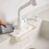 Faucet Drainer Rack Non-slip Countertop Mat Kitchen Wipe Sponge Wipe Drainer Organizer Rack Kitchen Accessories Tools