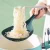 1pc Slotted Spoon; Household Colander With Long Handle; For Dumpling And Noodles; High Temperature Resistant Large Draining Spoon